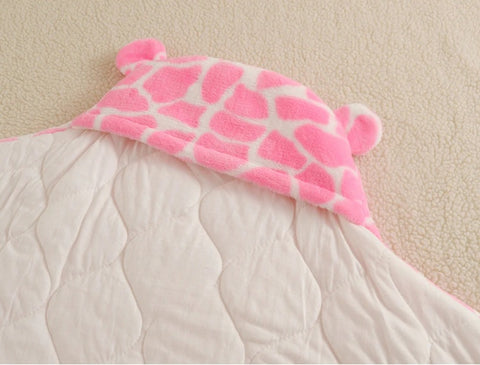 Nursery Wrap Swaddle Ultra-Soft Fluffy Fleece Newborn  Baby Sleeping Bag CODE: KAR1152