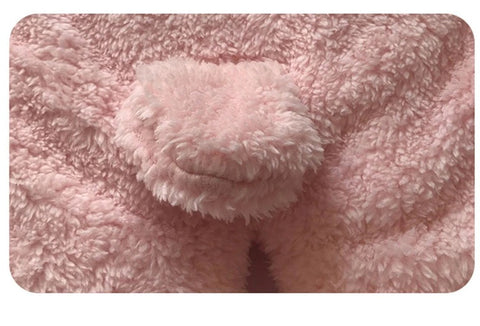 Cute Newborn Baby Blankets Plush Swaddle Wrap Ultra-Soft Fluffy Fleece Sleeping Bag CODE: KAR1151