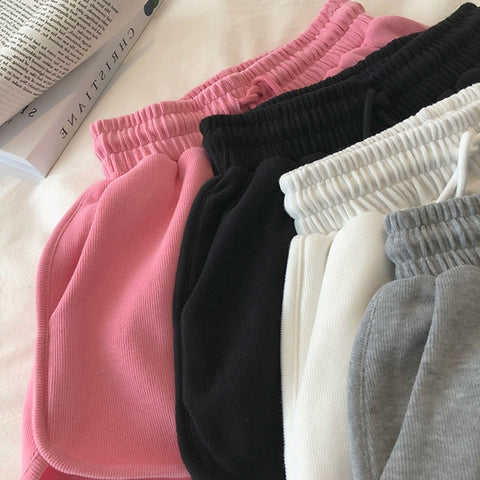 New Casual Sleepwear, Elastic Waist, Loose Plain Shorts CODE: KAR1191