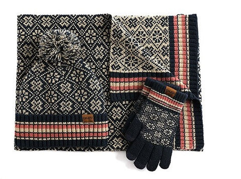 New fashion, winter suit for outdoor, warm and windproof, knitted, snowflake, 3-piece set CODE: KAR1247