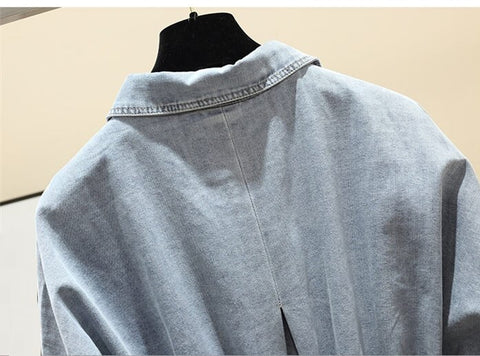 New Design Spring Autumn, Single Breasted, Denim Jacket CODE: KAR1273