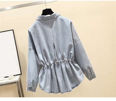 New Design Spring Autumn, Single Breasted, Denim Jacket CODE: KAR1273