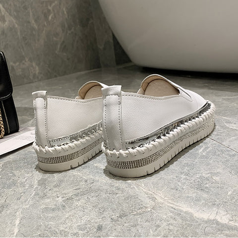 New Patchwork Espadrilles, Genuine Leather Loafers CODE: KAR1340