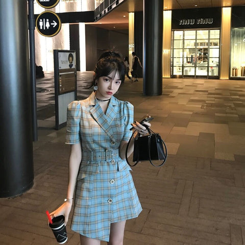 New Irregular Short Sleeve Skirt Elegant Dress CODE: KAR1361