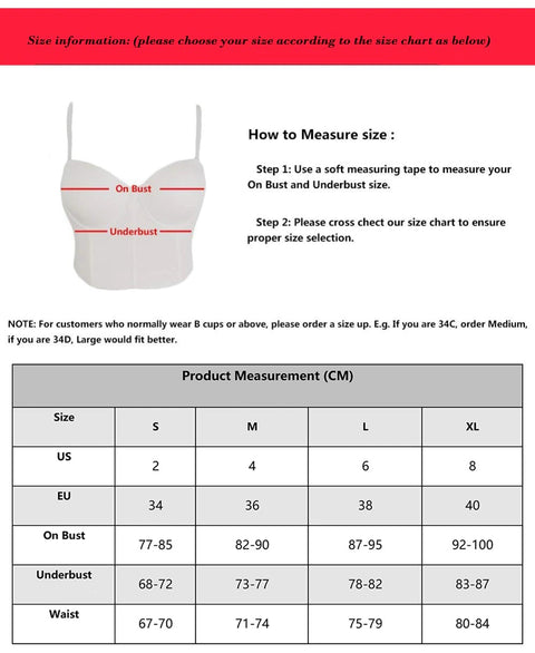 Bustier Rhinestone Push-Up Corset CODE: KAR1390