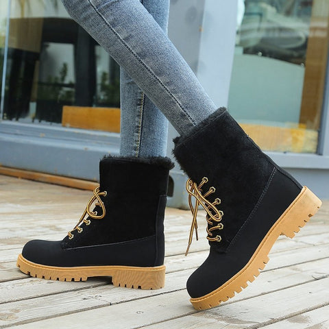 New Snow Warm Ankle Winter Boots Plus Size 43 CODE: KAR1393