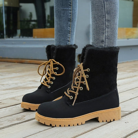 New Snow Warm Ankle Winter Boots Plus Size 43 CODE: KAR1393