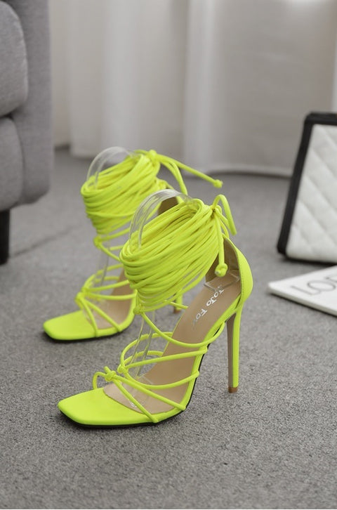 Sexy Thin High Heel Ankle Cross-Strap Sandals CODE: KAR1423
