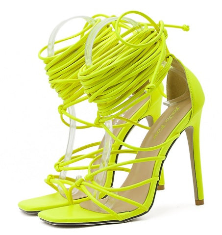 Sexy Thin High Heel Ankle Cross-Strap Sandals CODE: KAR1423