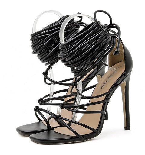 Sexy Thin High Heel Ankle Cross-Strap Sandals CODE: KAR1423