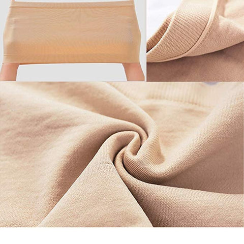 Double Layers Plus Size Strapless Tube Top Stretchy Bra CODE: KAR1528