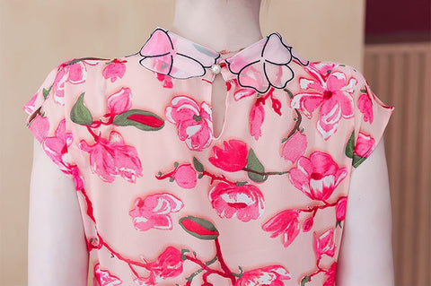 Summer fashion new sleeveless western casual Floral shirt CODE: KAR1590