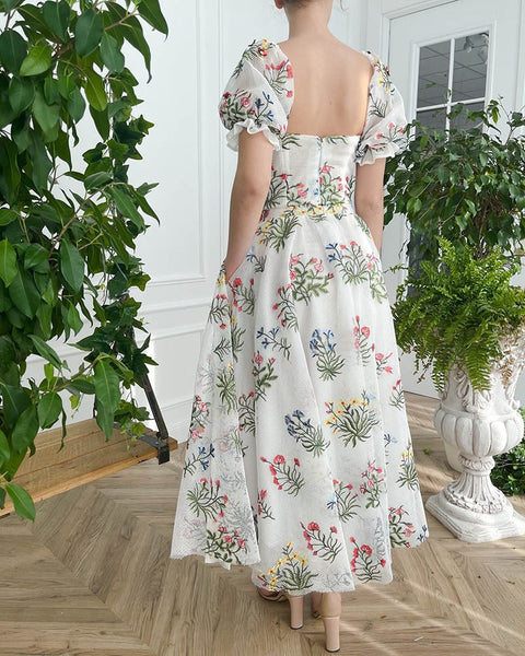 Bohemian Style Waist Closing Sexy Cross Belt Backless Suspender Skirt Embroidered 2 Piece Set CODE: KAR1612