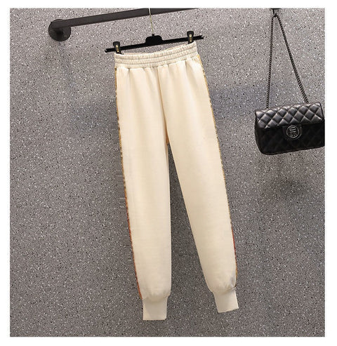 Autumn Casual Pullover Cartoon Top Patchwork Pant 2 Piece Set CODE: KAR1656
