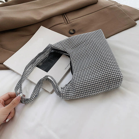 New Rhinestone Shiny Crystal Diamond Shoulder Bag CODE: KAR1691