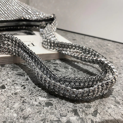New Rhinestone Shiny Crystal Diamond Shoulder Bag CODE: KAR1691