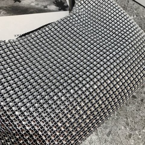New Rhinestone Shiny Crystal Diamond Shoulder Bag CODE: KAR1691