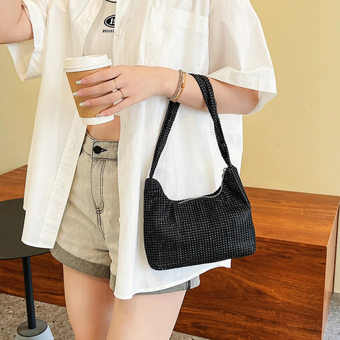 New Rhinestone Shiny Crystal Diamond Shoulder Bag CODE: KAR1691