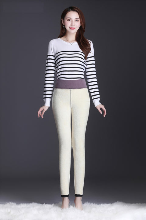 New Winter Slimming Tight Thick Warm Fleece Pants CODE: KAR1801
