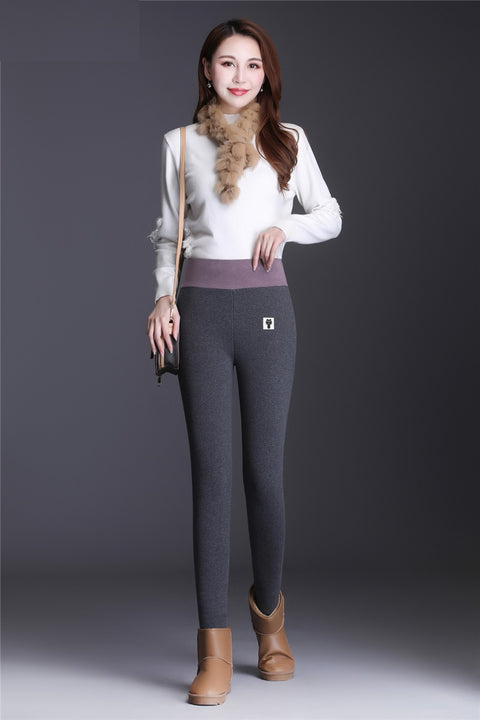 New Winter Slimming Tight Thick Warm Fleece Pants CODE: KAR1801