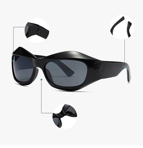 New Aesthetic Fashion Around Bicycle Outdoor Sun Glasses CODE: KAR1858