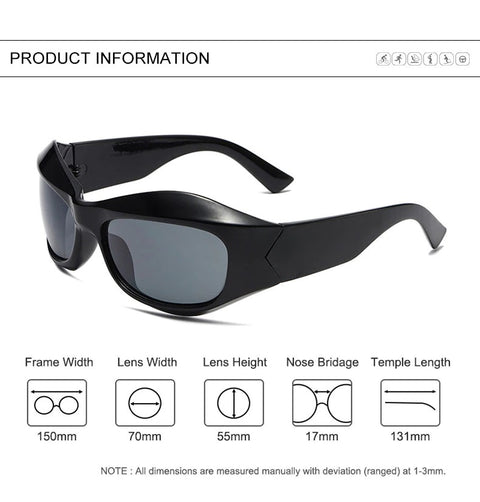 New Aesthetic Fashion Around Bicycle Outdoor Sun Glasses CODE: KAR1858