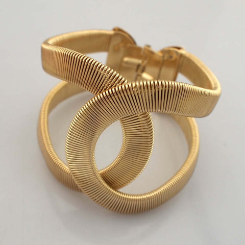 New Fashion Designer Wide Spring Cuff Bracelet CODE: KAR1869