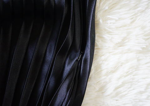 Sexy One Shoulder Clock Sleeve Sashes High Waist Big Swing Pleated Maxi Long Dress CODE: KAR1880