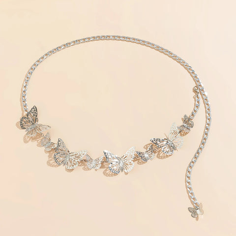 Sexy Unique Big Small Butterfly Charm Belly Waist Chain CODE: KAR1895