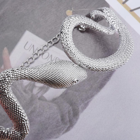 New Plated Snake Shape Metal Choker Necklace CODE: KAR1898