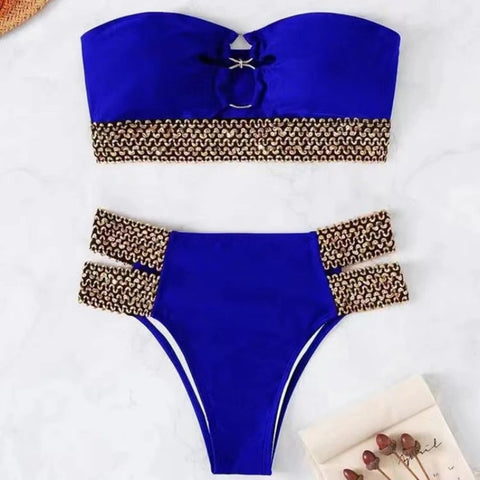 Sexy High Waist 2 Piece Swimwear CODE: KAR1901