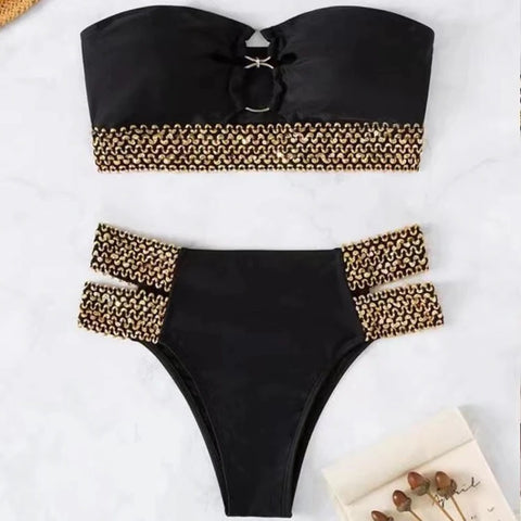 Sexy High Waist 2 Piece Swimwear CODE: KAR1901