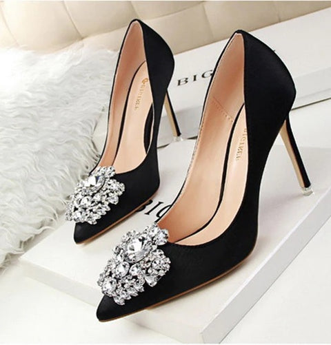 Rhinestone Pumps Stiletto Sexy High Heel CODE: KAR1907