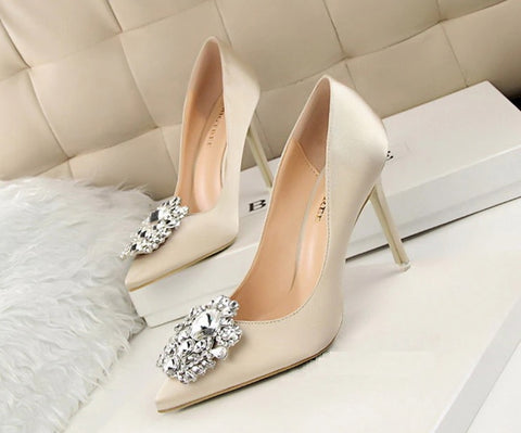 Rhinestone Pumps Stiletto Sexy High Heel CODE: KAR1907
