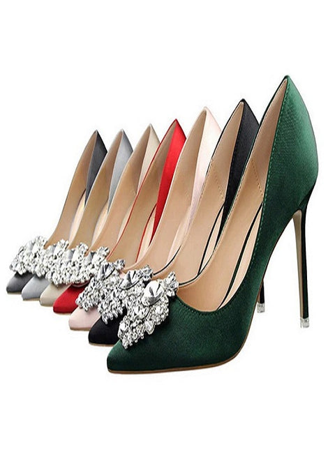 Rhinestone Pumps Stiletto Sexy High Heel CODE: KAR1907