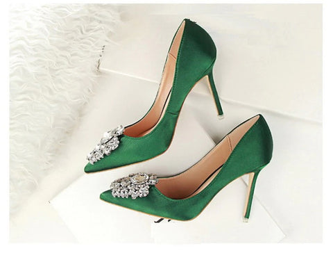 Rhinestone Pumps Stiletto Sexy High Heel CODE: KAR1907