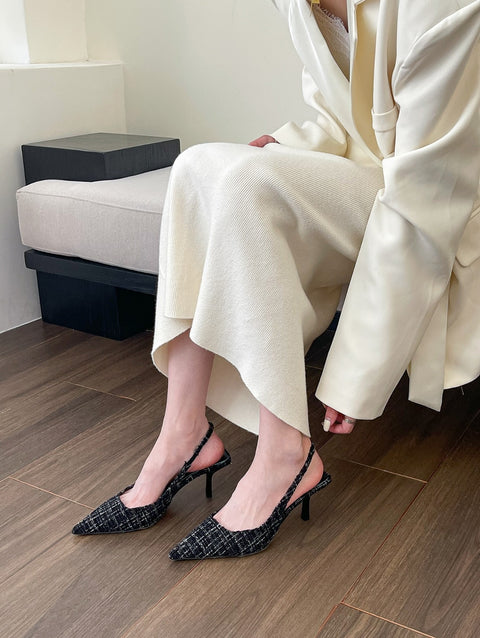 Summer New Fashion Pointed Toe Stiletto Medium Heel CODE: KAR1911