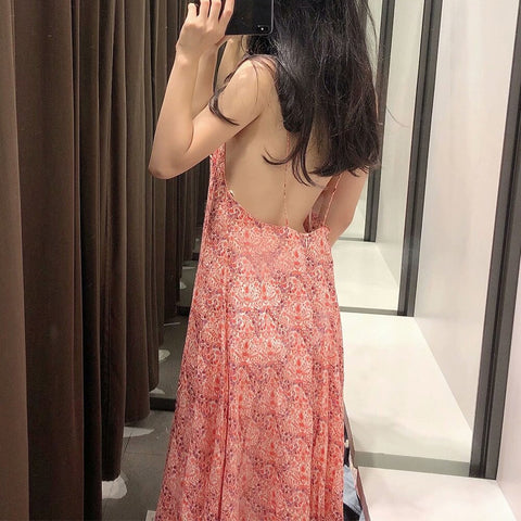 Summer dress with spaghetti strap CODE:KAR917