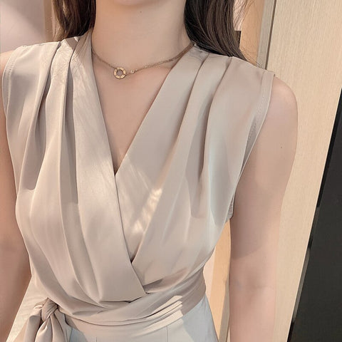 High Waist Wide Leg Long Jumpsuit CODE: KAR961