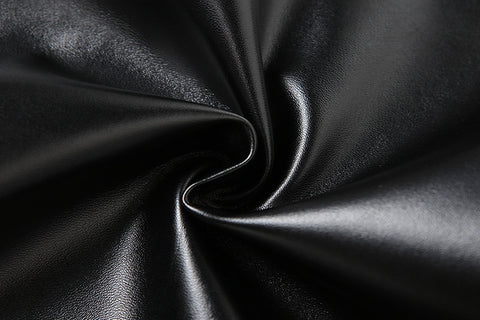 Leather Midi Pencil Slit High Waist Skirt CODE: KAR963