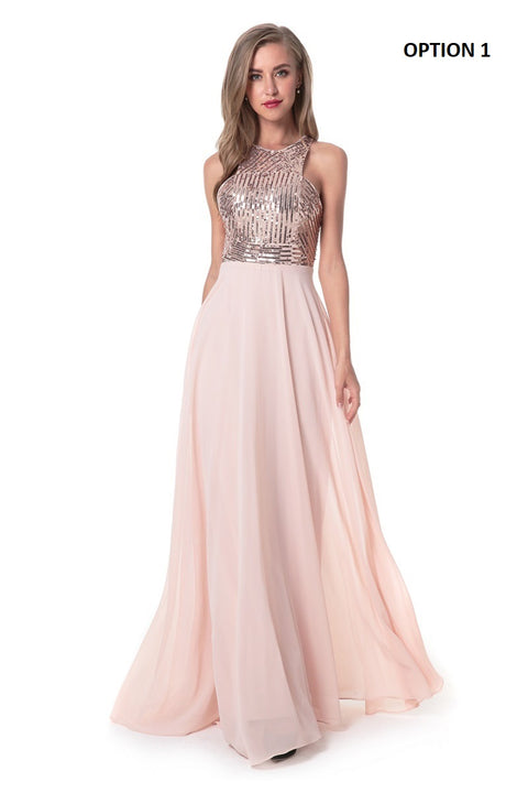 O-neck Sleeveless Sequined Bohemian Long Dress CODE: KAR964