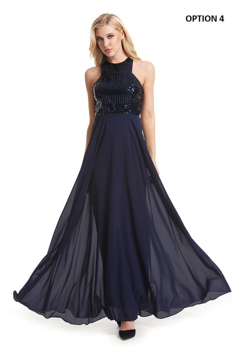 O-neck Sleeveless Sequined Bohemian Long Dress CODE: KAR964