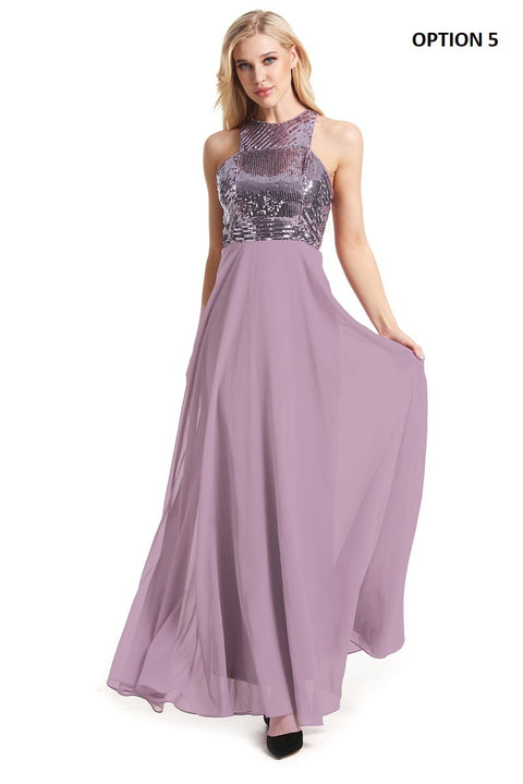 O-neck Sleeveless Sequined Bohemian Long Dress CODE: KAR964