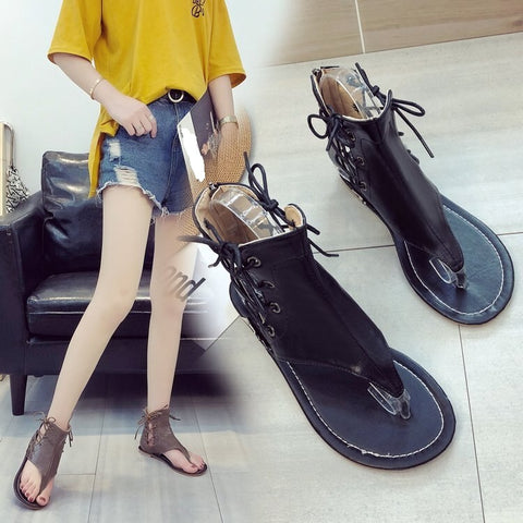 Explosive style flat flip flops Roman sandals CODE: KAR993