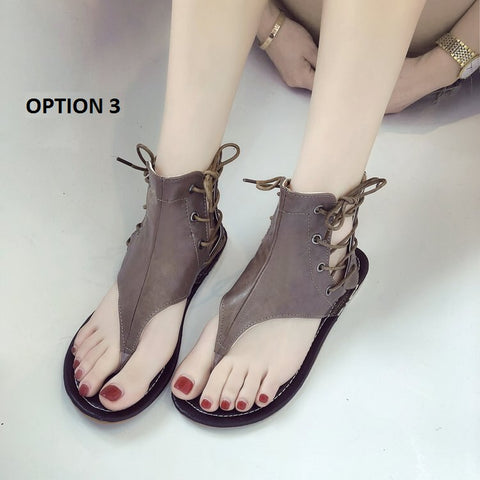 Explosive style flat flip flops Roman sandals CODE: KAR993