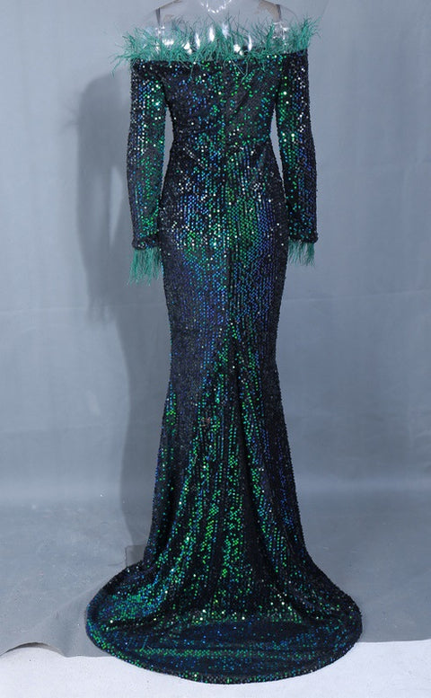 Mermaid Prom Dresses Off The Shoulder Sexy Evening Party Dresses CODE: KAR569