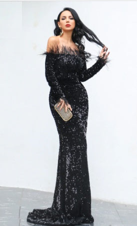 Mermaid Prom Dresses Off The Shoulder Sexy Evening Party Dresses CODE: KAR569