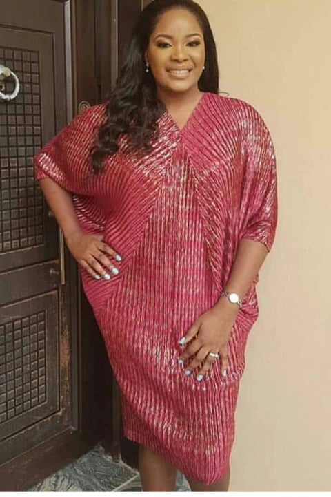 Elegent Fashion Style African Women Midi Dress CODE: KAR626