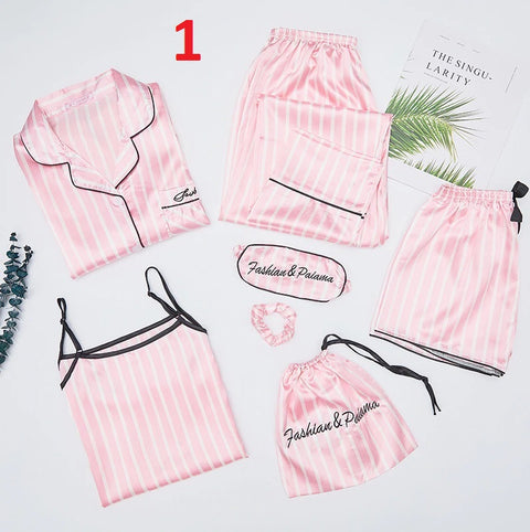 Top&Pants Pajamas Suit Soft Print Flower Sleepwear Nightwear CODE: KAR729