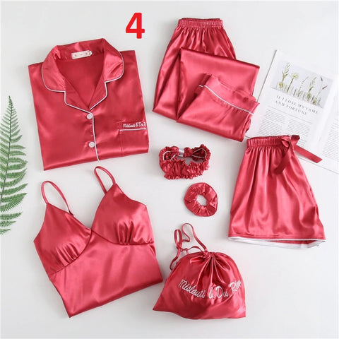 Top&Pants Pajamas Suit Soft Print Flower Sleepwear Nightwear CODE: KAR729